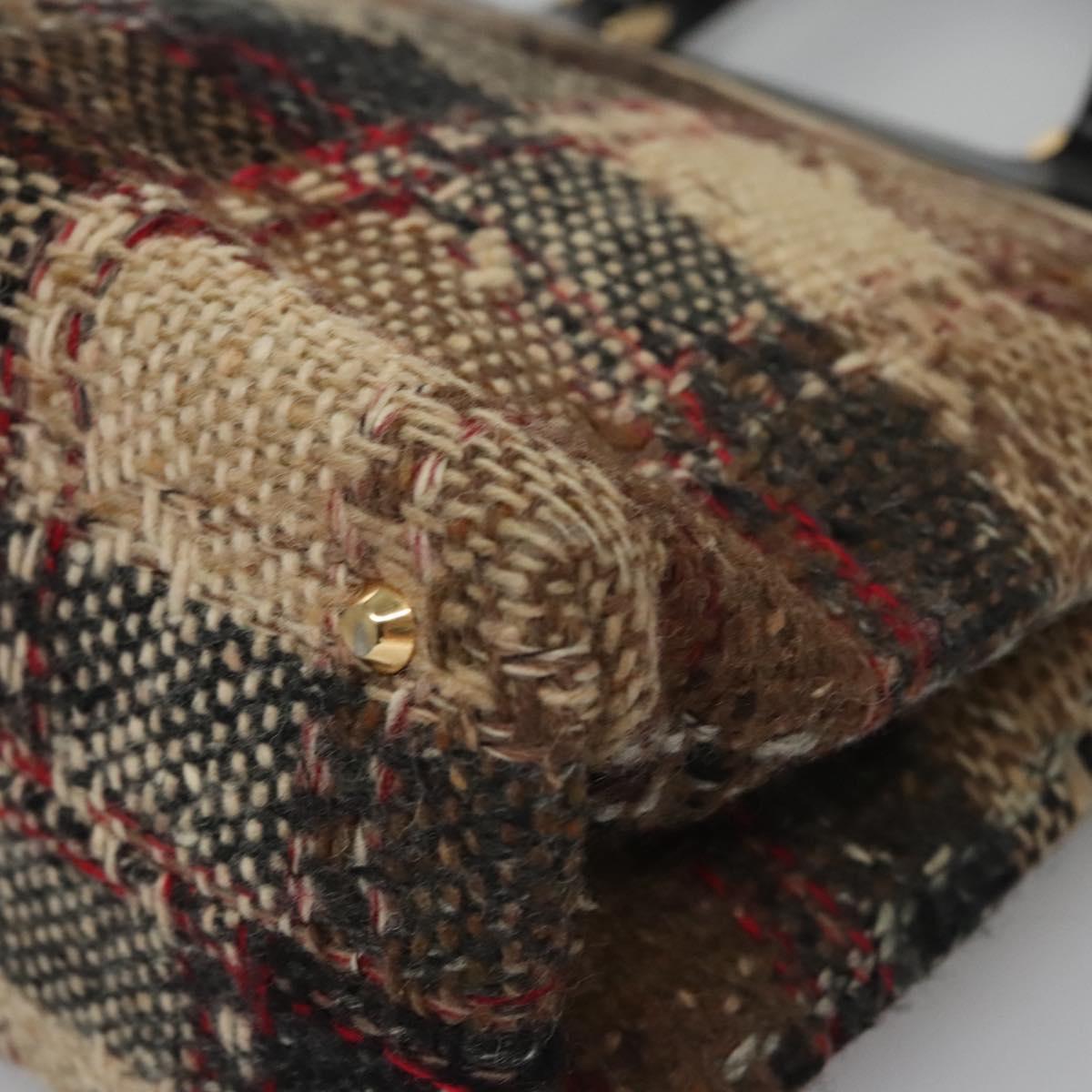 Burberry Nova Check Tote canvas check pattern, MULTICOLOUR, WOOL, Tote bag