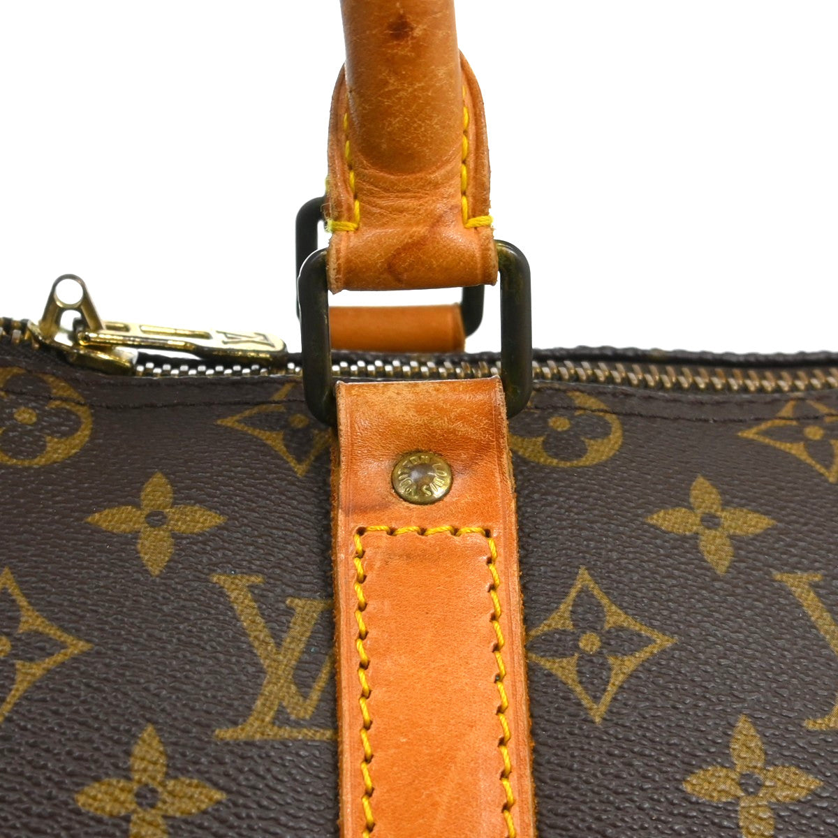 Louis Vuitton Keepall Monogram Canvas, Brown, Canvas, Travel Bag