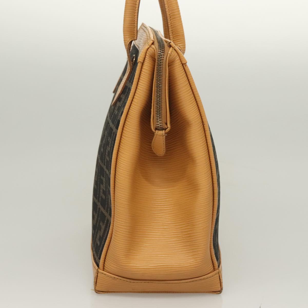Fendi Zucca, Brown, Canvas, handbag