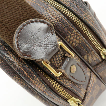 Louis Vuitton Reporter Damier, Brown, Canvas, Shoulder Bag
