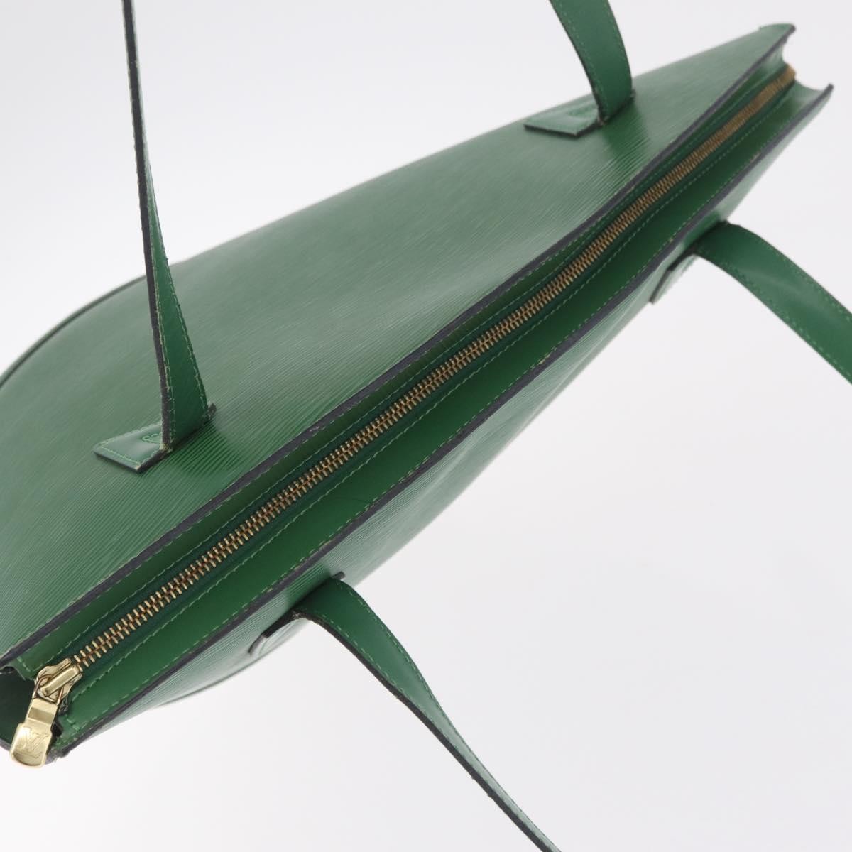 Louis Vuitton Saint Jacques Epi Leather, Green, Leather, Handbag