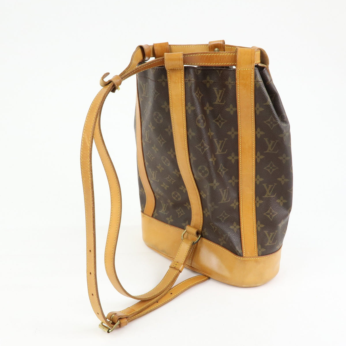 Louis Vuitton Randonnee Monogram Canvas, Brown, Canvas, Backpack