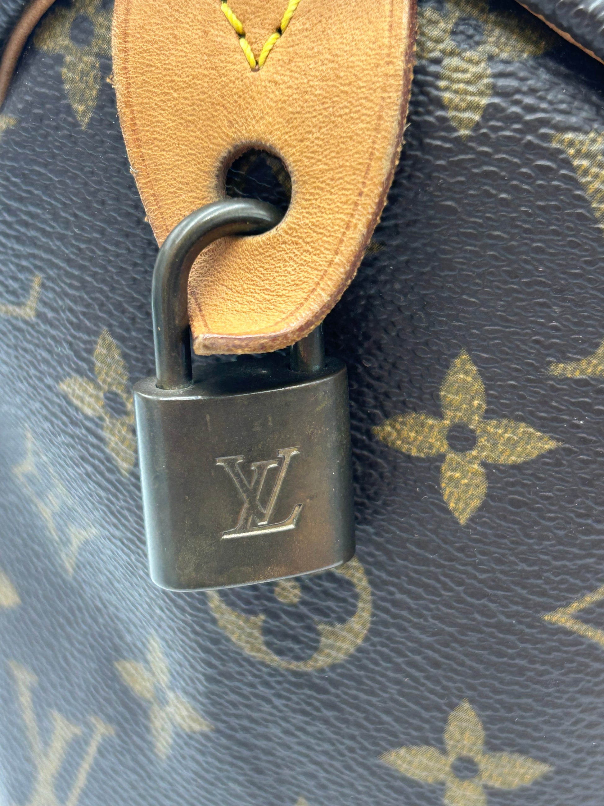 Louis Vuitton Speedy Monogram Canvas, Brown, Canvas, Handbag