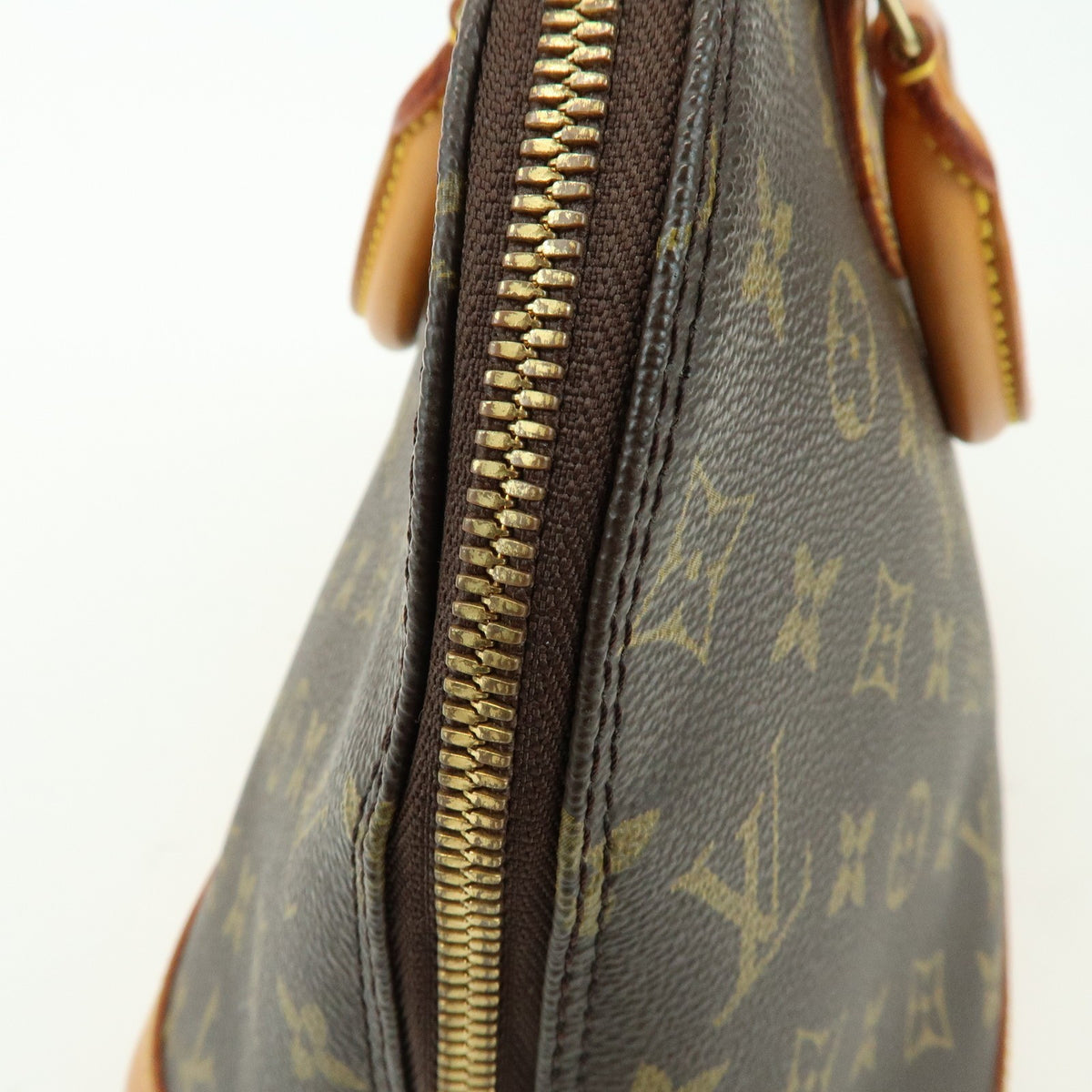 Louis Vuitton Alma Monogram Canvas, Brown, Canvas, Handbag