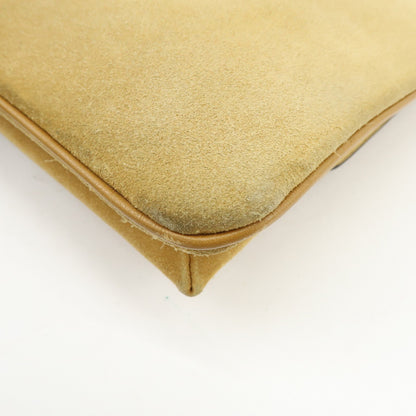Gucci Arli Suede with Leather, Beige, Suede, Shoulder Bag