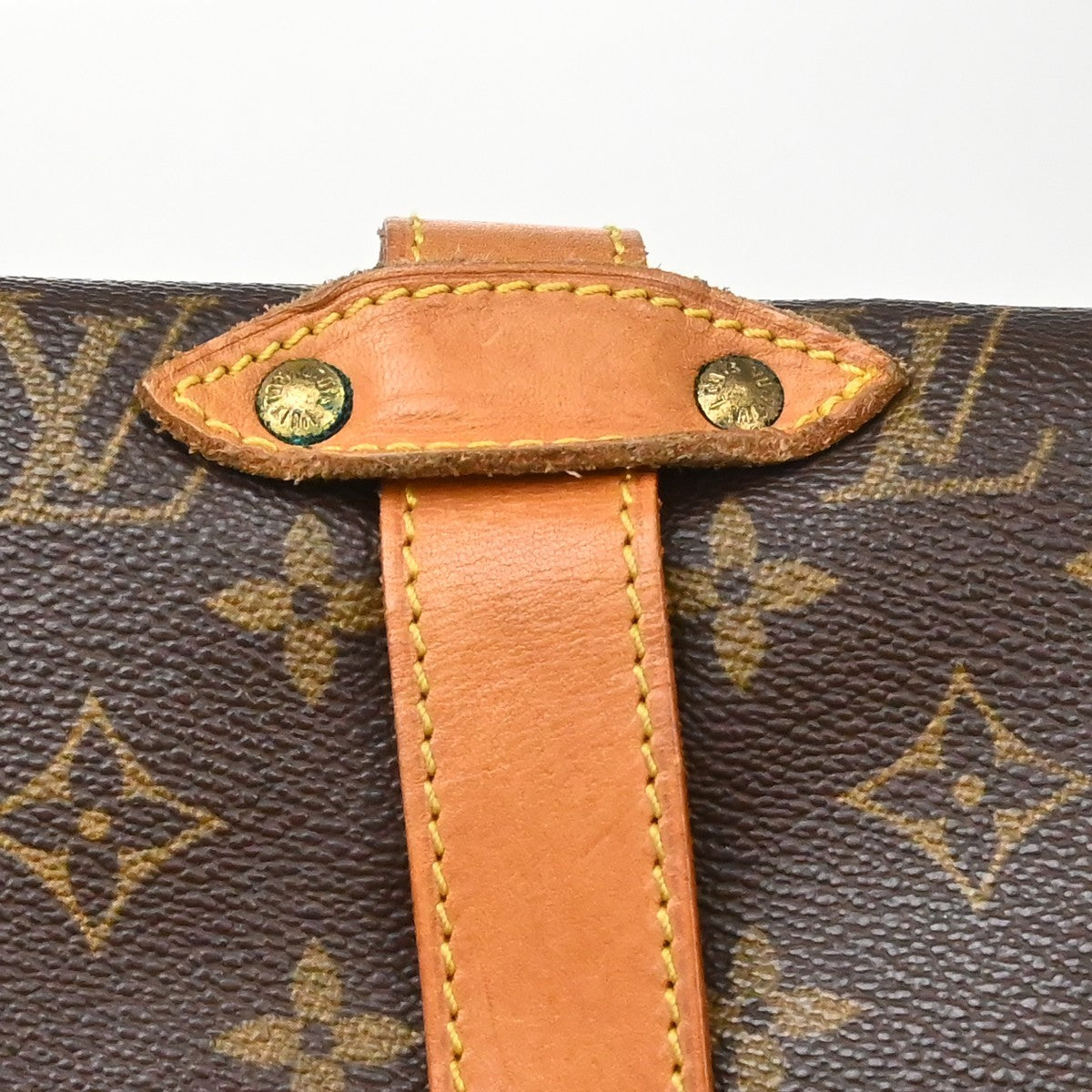 Louis Vuitton Saumur Monogram Canvas, Brown, Canvas, Shoulder Bag