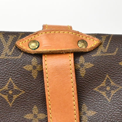 Louis Vuitton Saumur Monogram Canvas, Brown, Canvas, Shoulder Bag