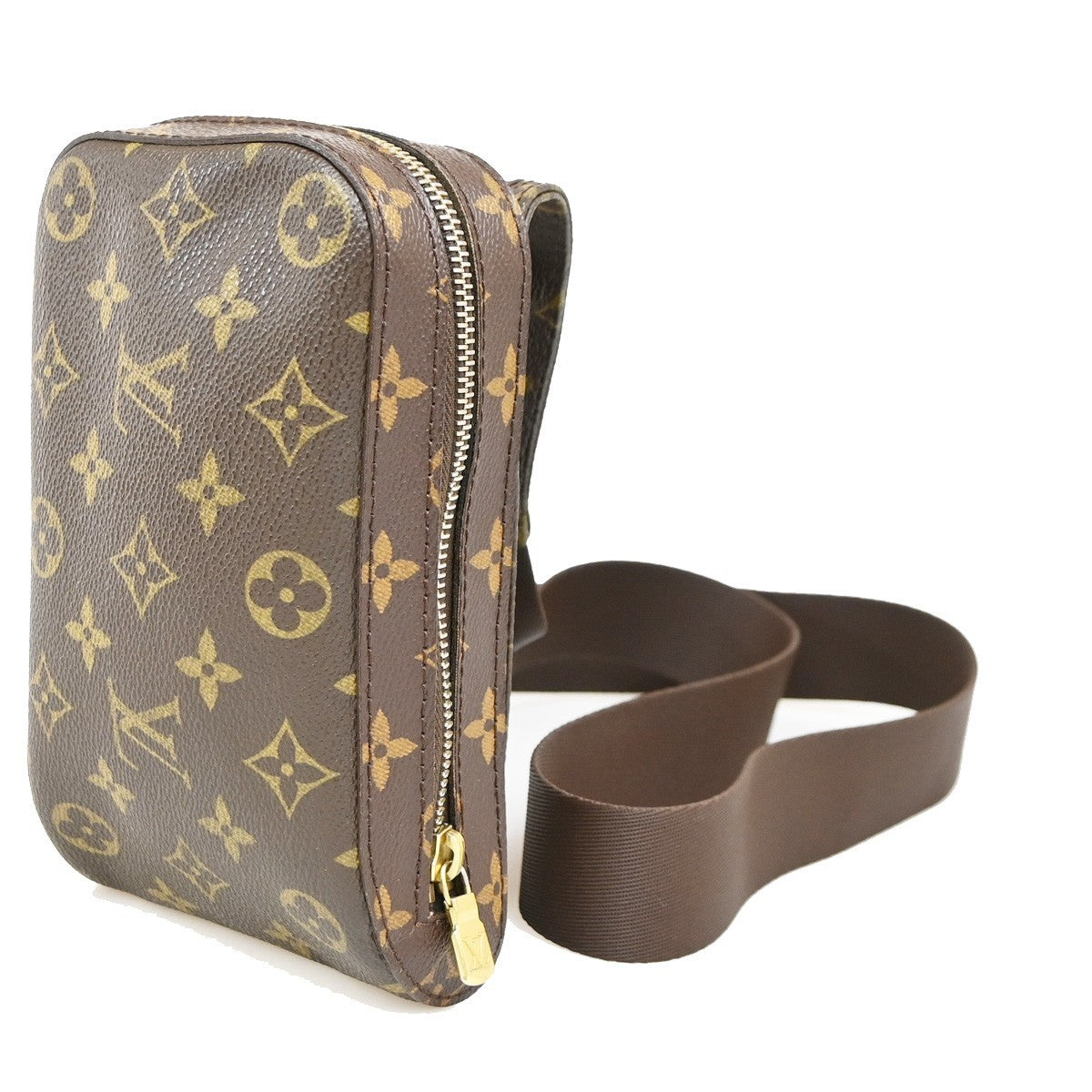 Louis Vuitton Geronimos Monogram, Brown, Canvas, Clutch