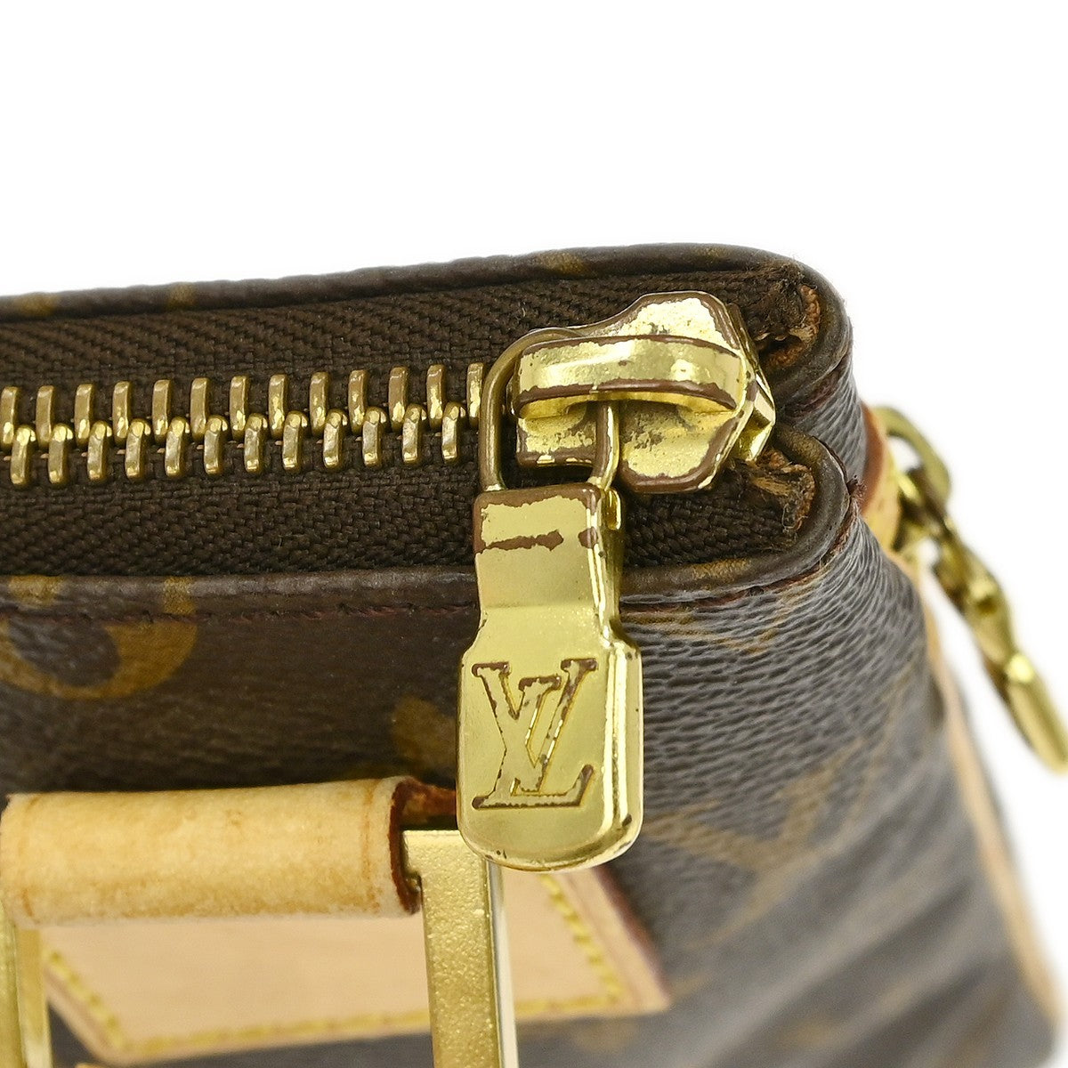Louis Vuitton Bosphore Pochette Monogram Canvas, Brown, Canvas, Clutch