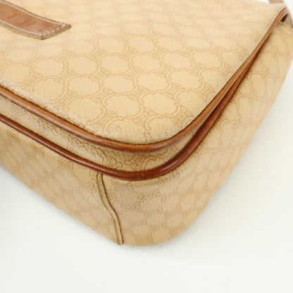 Celine Macadam Canvas and Leather, Beige, PVC, Tote Bag