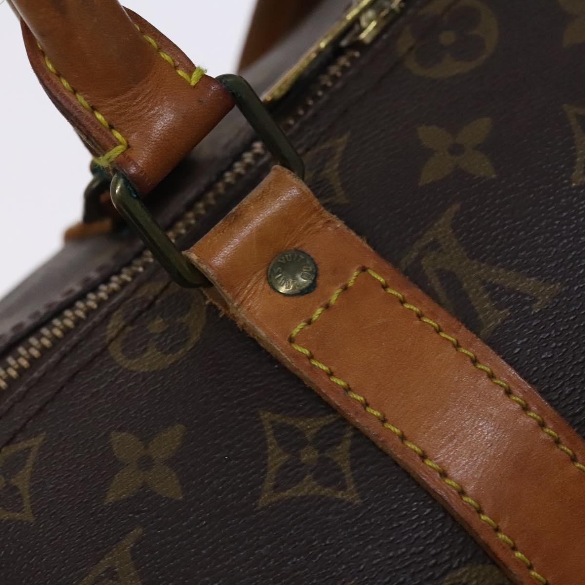 Louis Vuitton Keepall Monogram Canvas, Brown, Canvas, Travel Bag