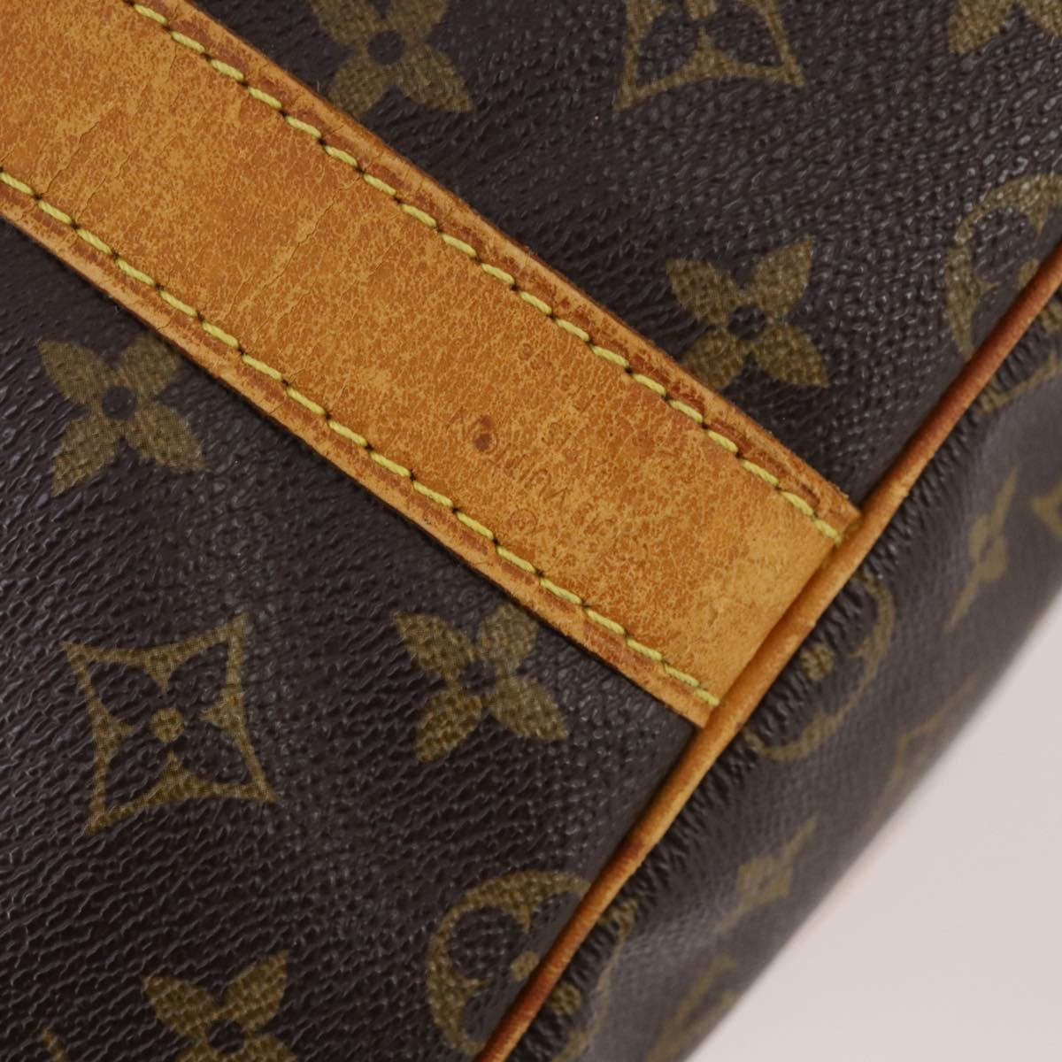 Louis Vuitton Keepall Bag Monogram Canvas, BROWN, CANVAS, Travel bag