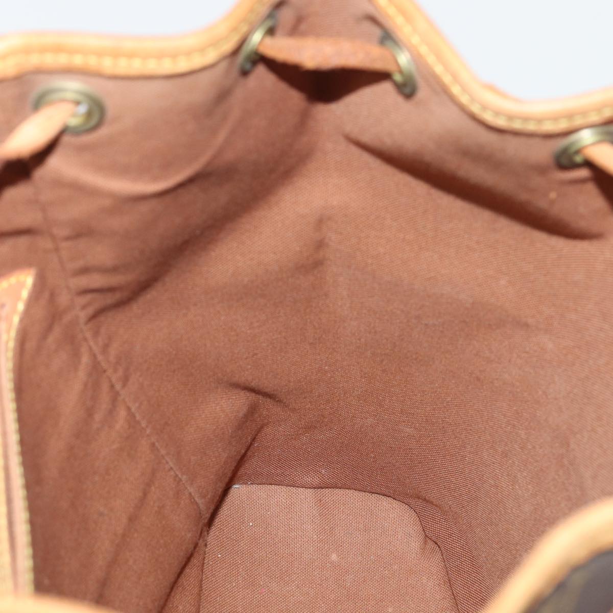 Louis Vuitton Montsouris, Brown, Canvas, backpack