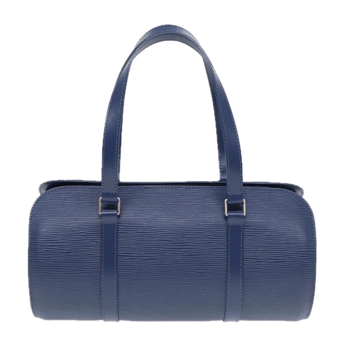 Louis Vuitton Papillon 30, Blue, Leather, handbag