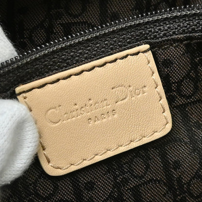 Christian Dior Admit It Suede, Beige, Suede, Shoulder Bag