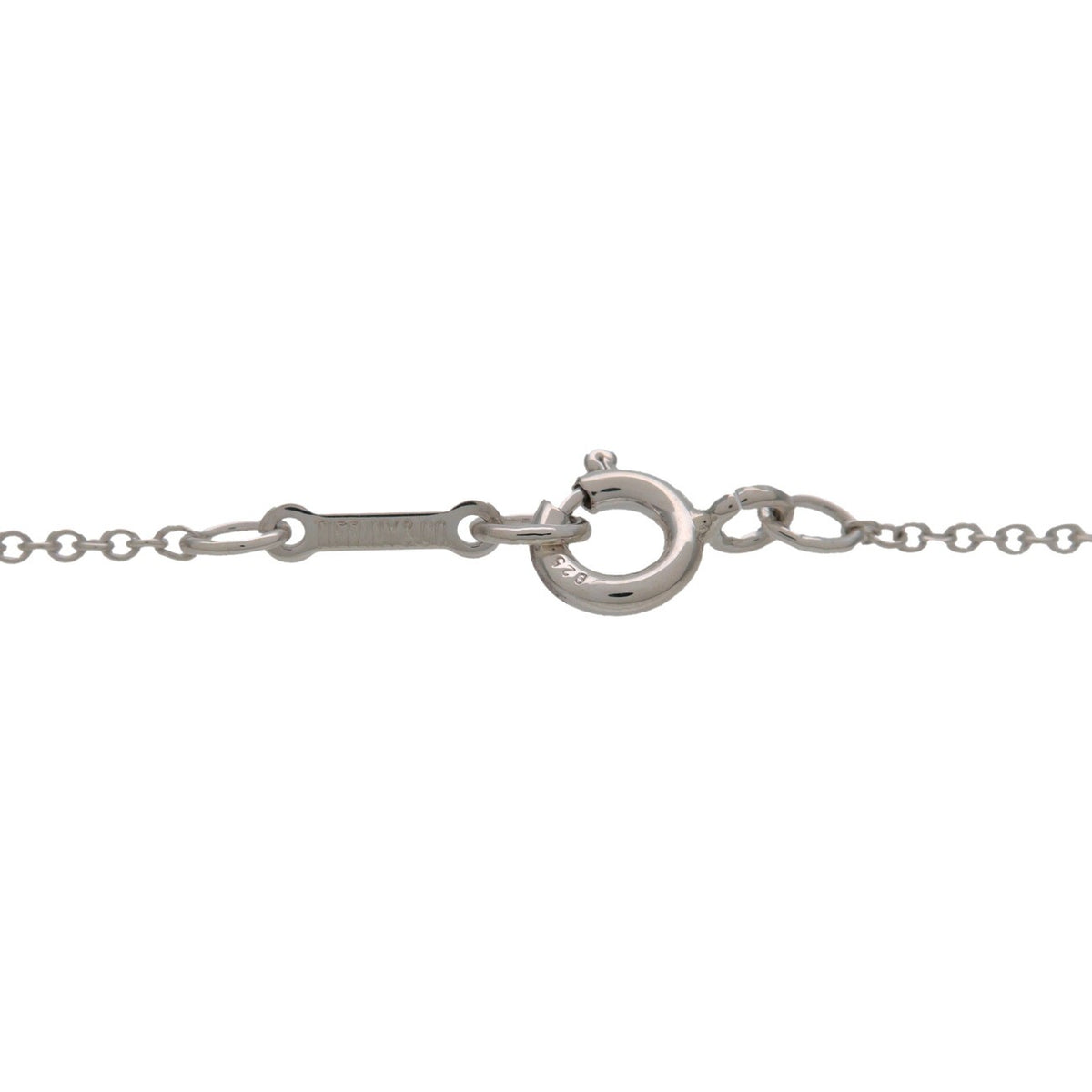Tiffany & Co. Elsa Peretti Bean Pendant Sterling Silver, Silver, Silver, Necklace