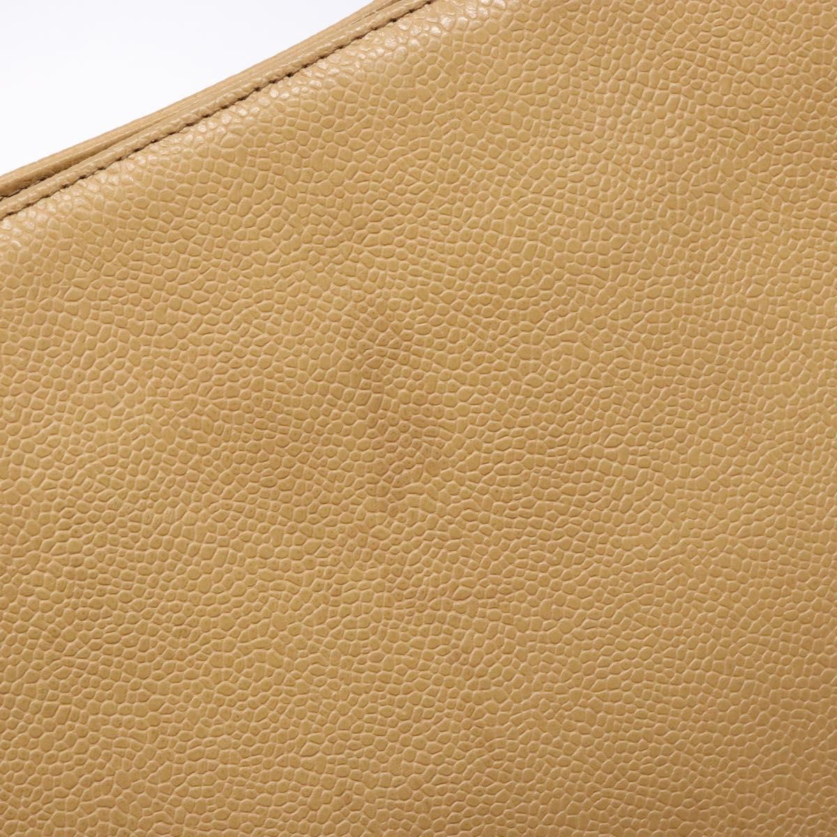 Chanel Coco Mark, Beige, Leather, tote
