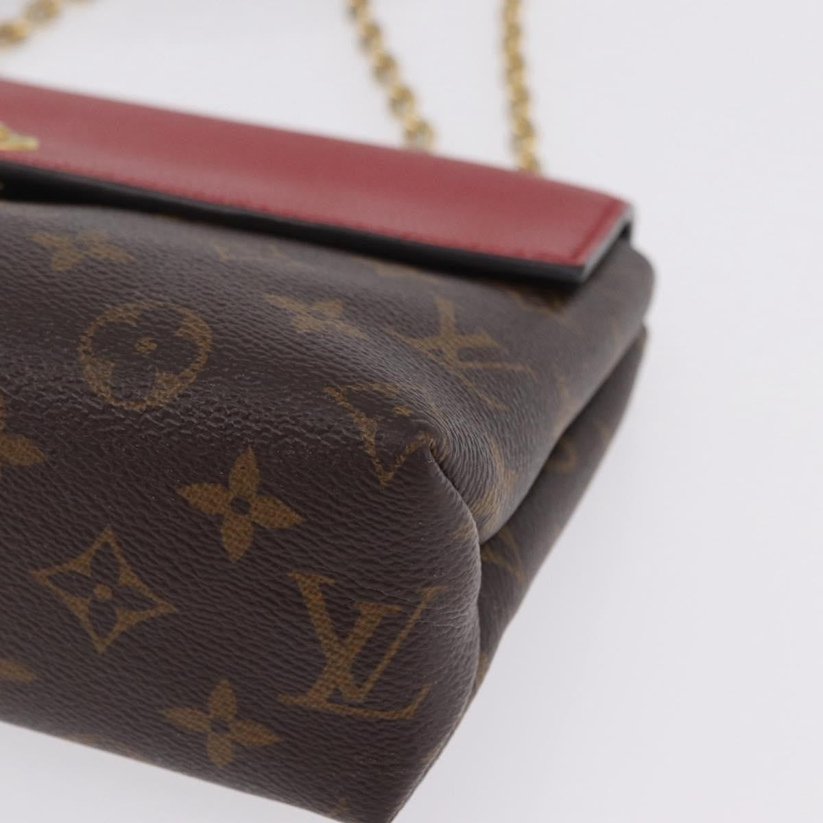 Louis Vuitton Saint Placide Monogram Canvas and Leather, Brown, Canvas, Handbag