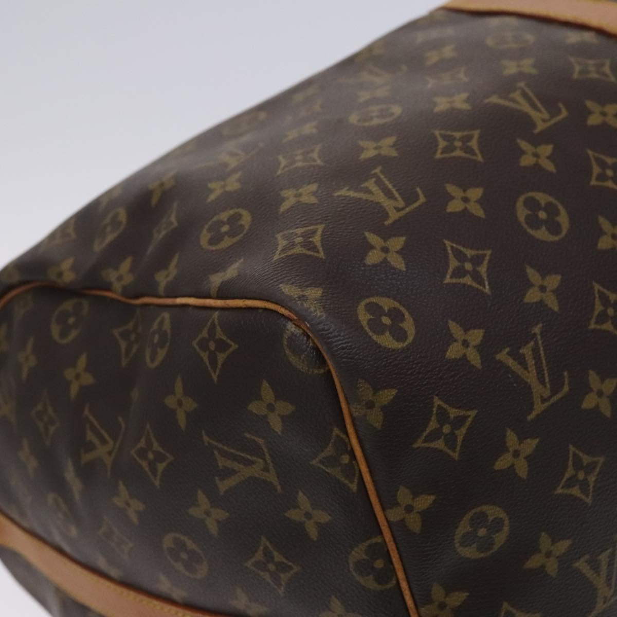 Louis Vuitton Keepall Bandoulière 60, Brown, Canvas, travel