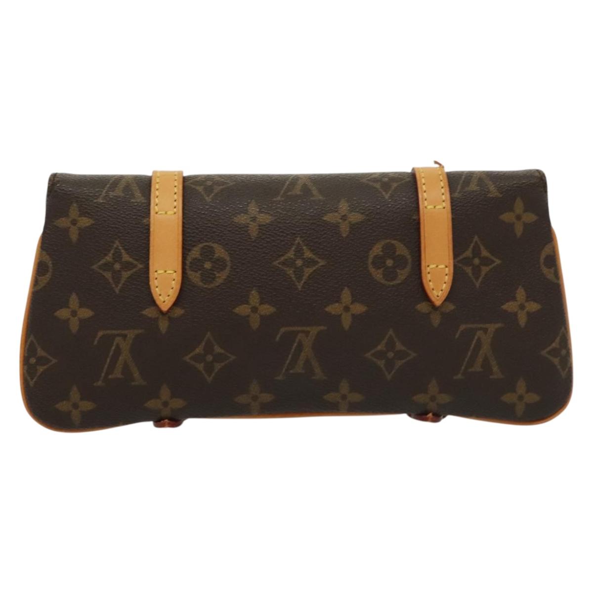 Louis Vuitton Marelle, Brown, Canvas, clutch