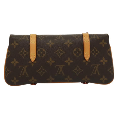 Louis Vuitton Marelle, Brown, Canvas, clutch