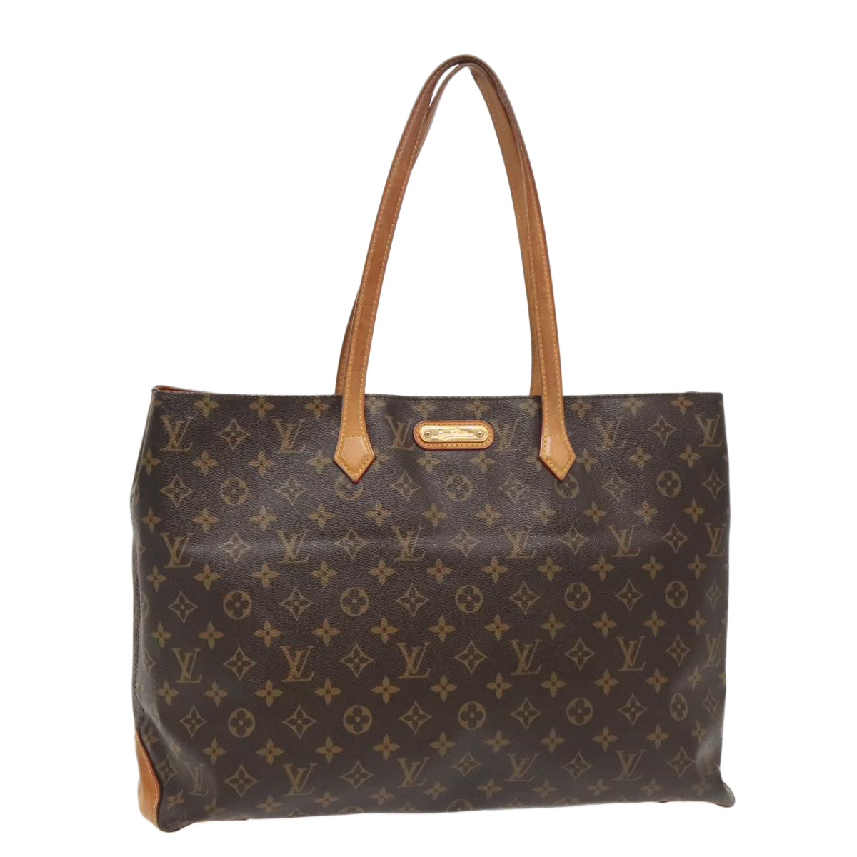 Louis Vuitton Wilshire, Brown, Canvas, tote