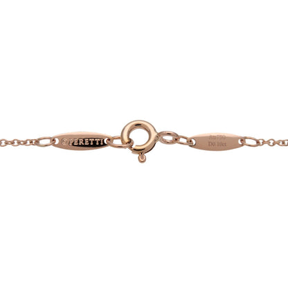 Tiffany & Co. Elsa Peretti Diamonds By The Yard Pendant 18K Rose Gold with Diamond, Gold, Rose Gold, Necklace