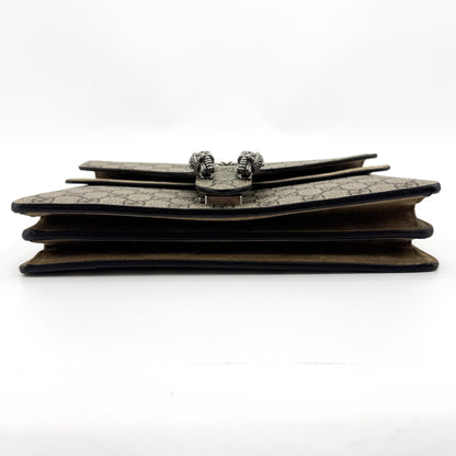 Gucci Dionysus GG Coated Canvas, Brown, Suede, Handbag