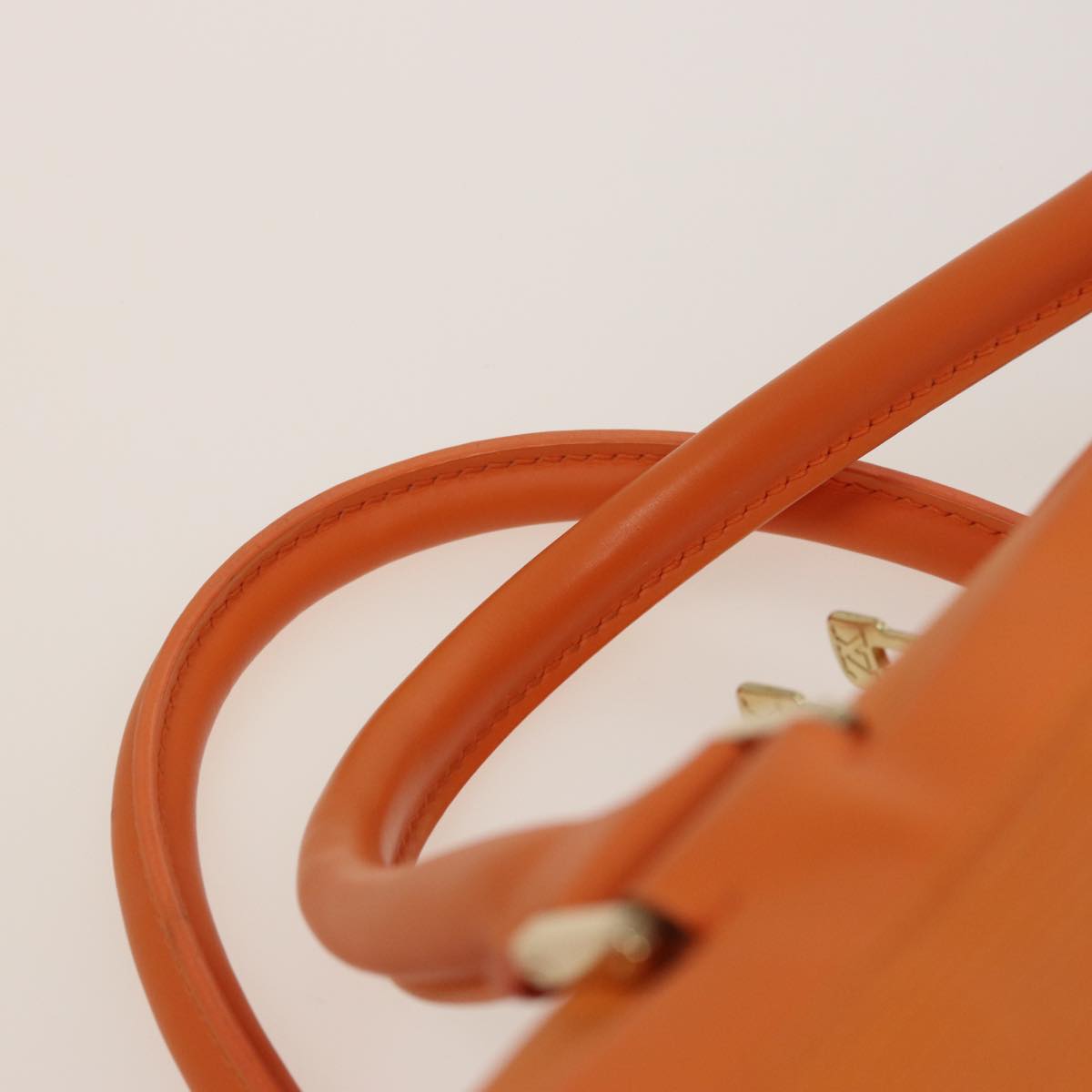 Louis Vuitton Danura, Orange, Leather, handbag