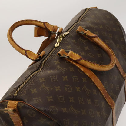 Louis Vuitton Keepall Bandouliere 50, Brown, Canvas, travel