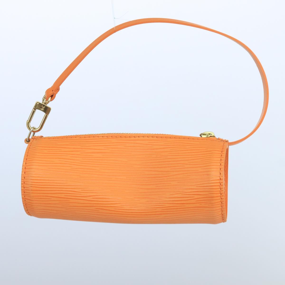 Louis Vuitton Soufflot, Orange, Leather, handbag