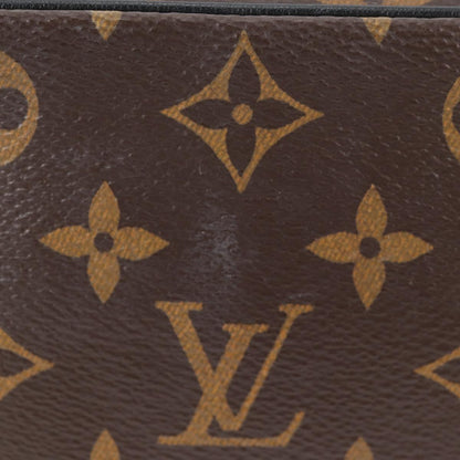 Louis Vuitton Pochette Volga, Brown, Canvas, clutch