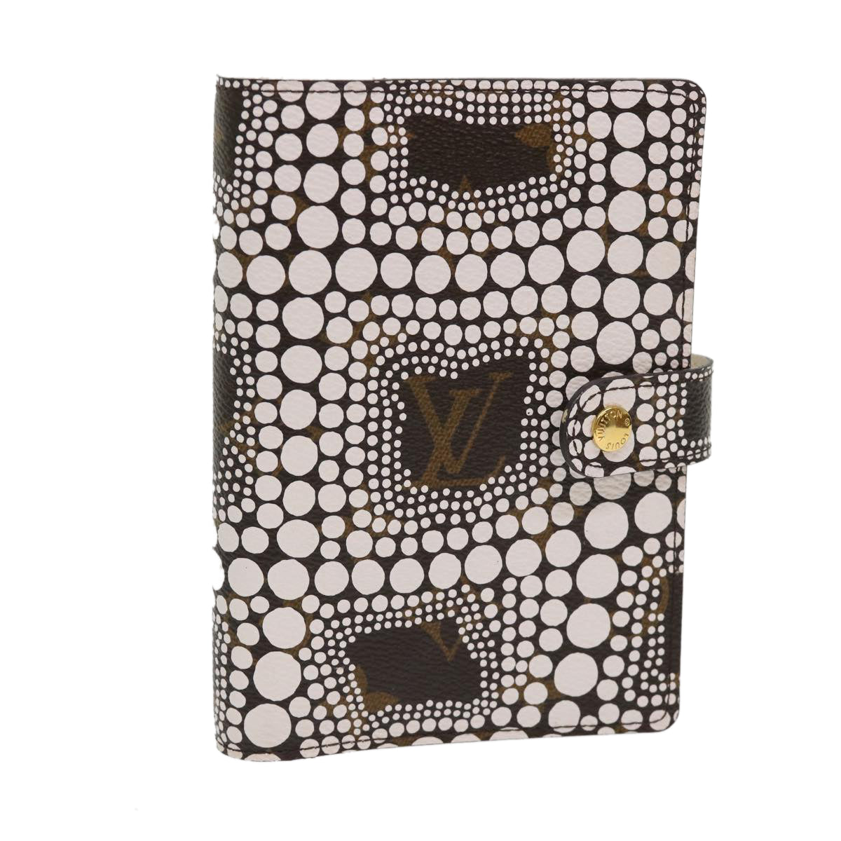 Louis Vuitton Agenda cover, White, Canvas, wallet