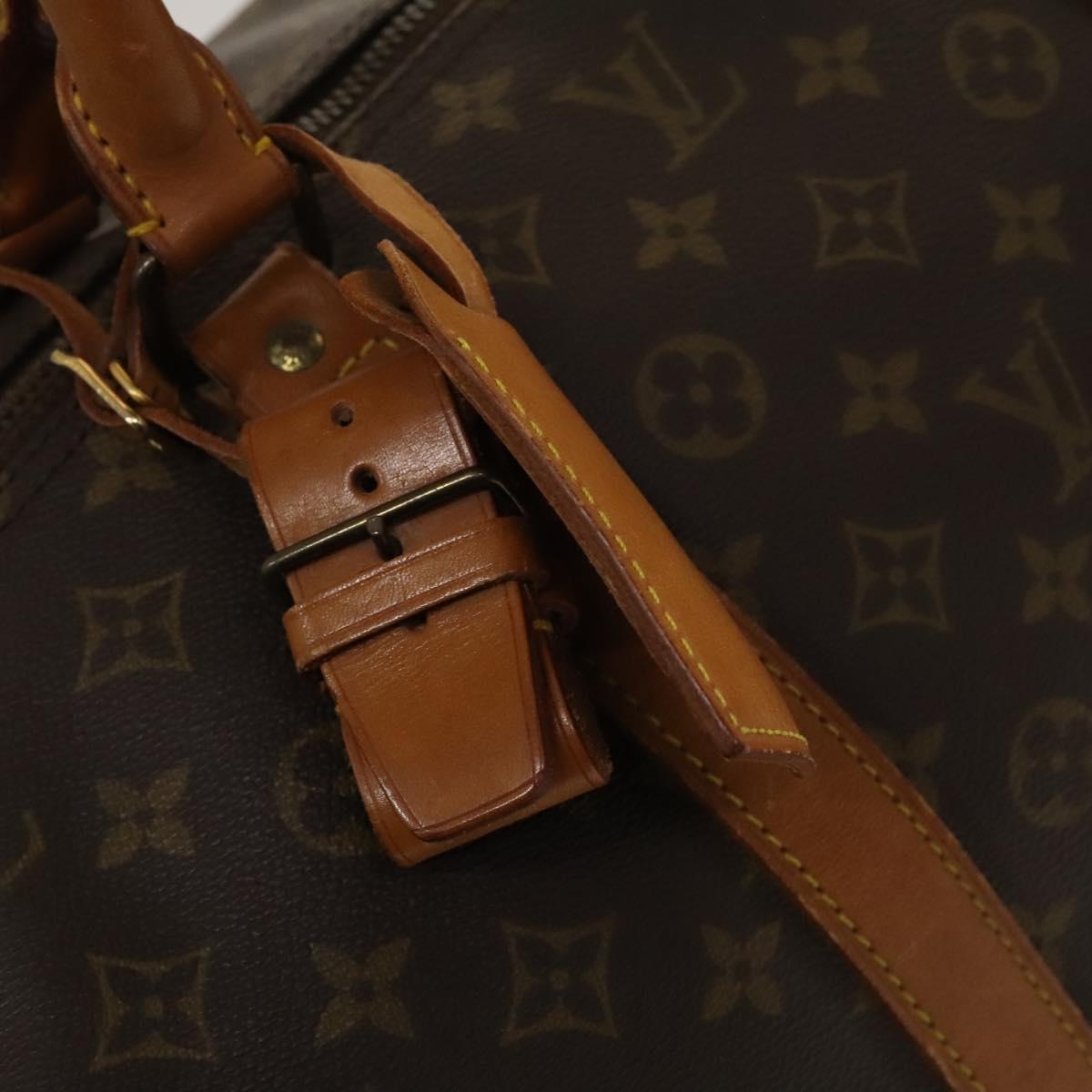 Louis Vuitton Keepall 60, Brown, Canvas, travel