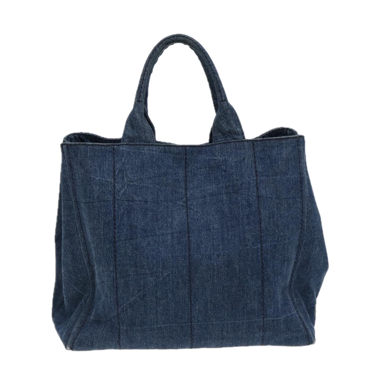 Prada Canapa, Blue, Denim - Jeans, tote