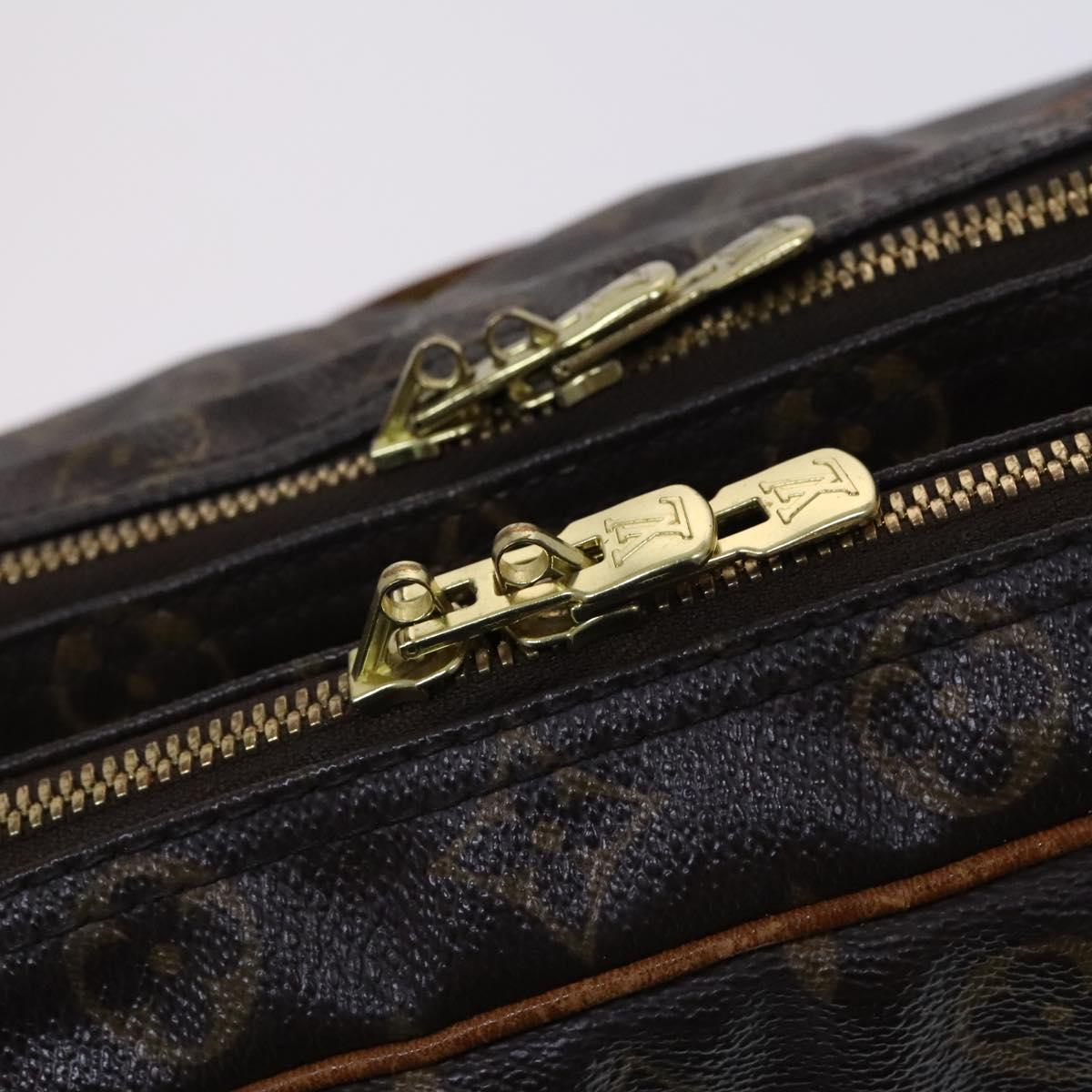 Louis Vuitton Reporter, Brown, Canvas, shoulder