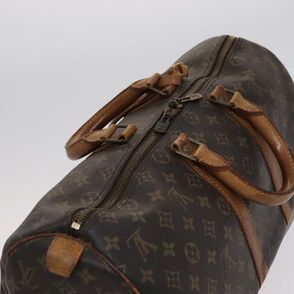 Louis Vuitton Keepall 45, Brown, Canvas, travel