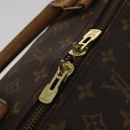 Louis Vuitton Keepall Bandoulière 60, Brown, Canvas, travel