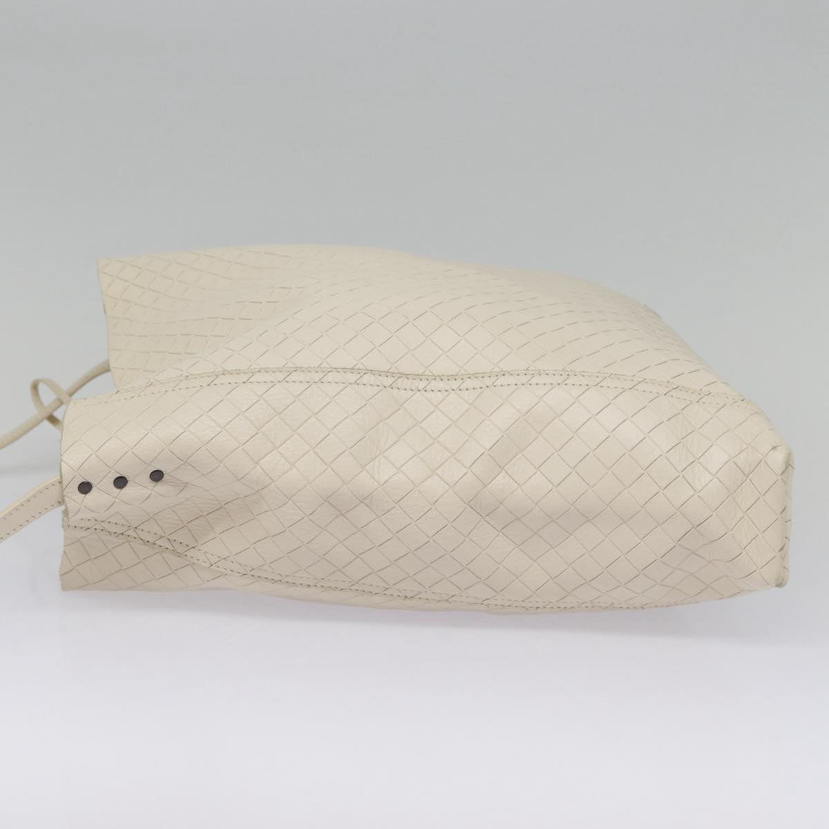 Bottega Veneta Intrecciato, White, Leather, shoulder