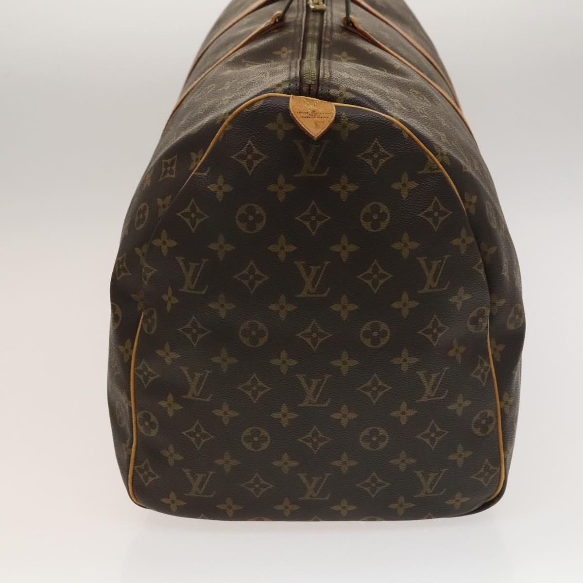Louis Vuitton Keepall 60, Brown, Canvas, travel