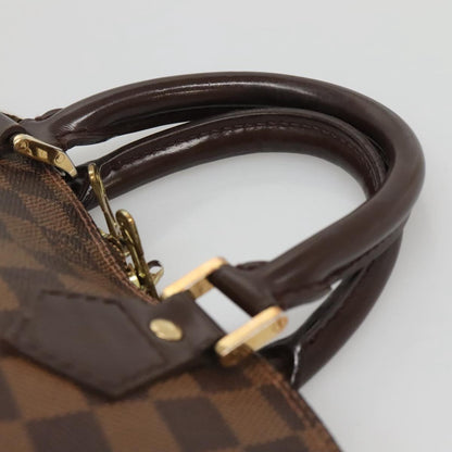 Louis Vuitton Alma, Brown, Canvas, handbag