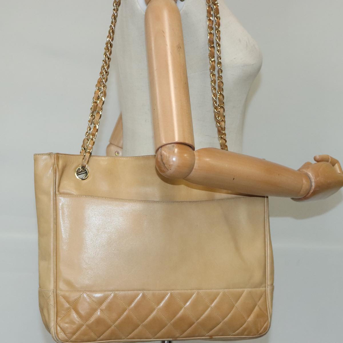 Chanel -, Brown, Leather, shoulder