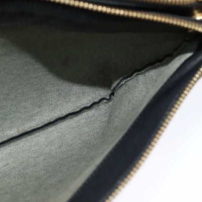 Céline Trio, Black, Leather, shoulder