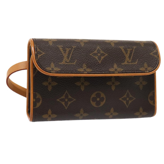 Louis Vuitton Florentine, Brown, Canvas, shoulder