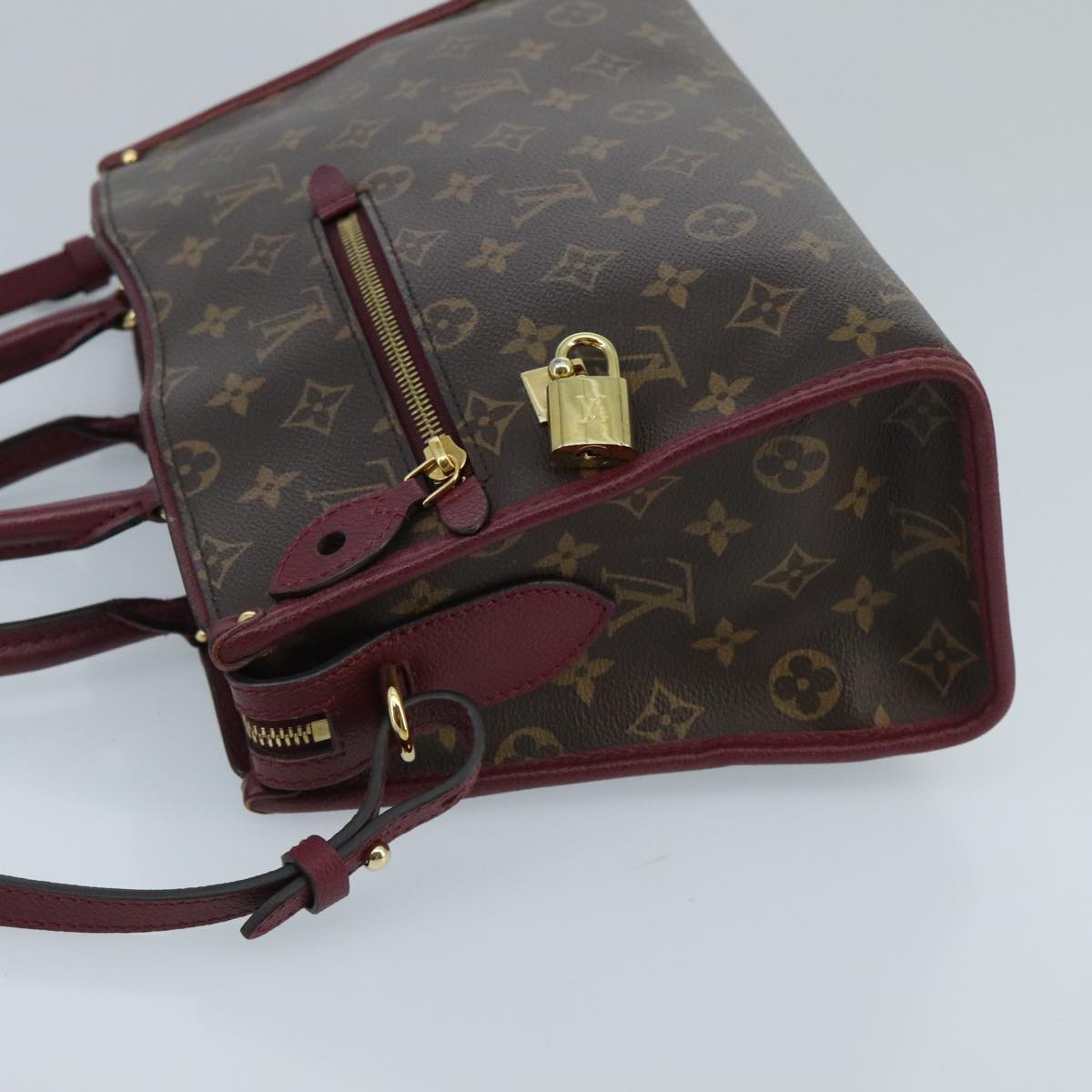 Louis Vuitton Popincourt, Brown, Canvas, handbag