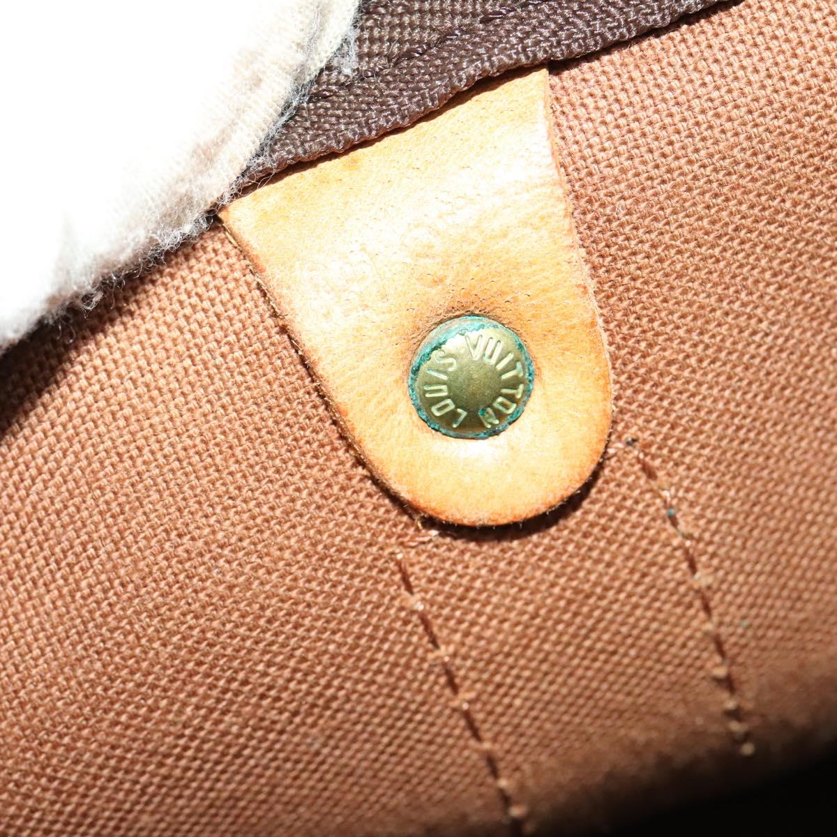 Louis Vuitton Keepall 60, Brown, Canvas, travel