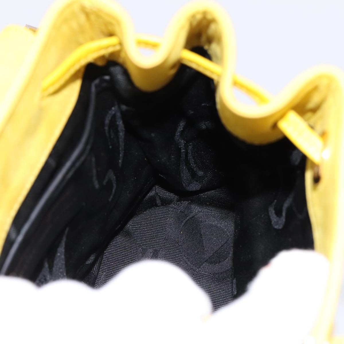 Salvatore Ferragamo Gancini Suede, Yellow, Suede, Backpack
