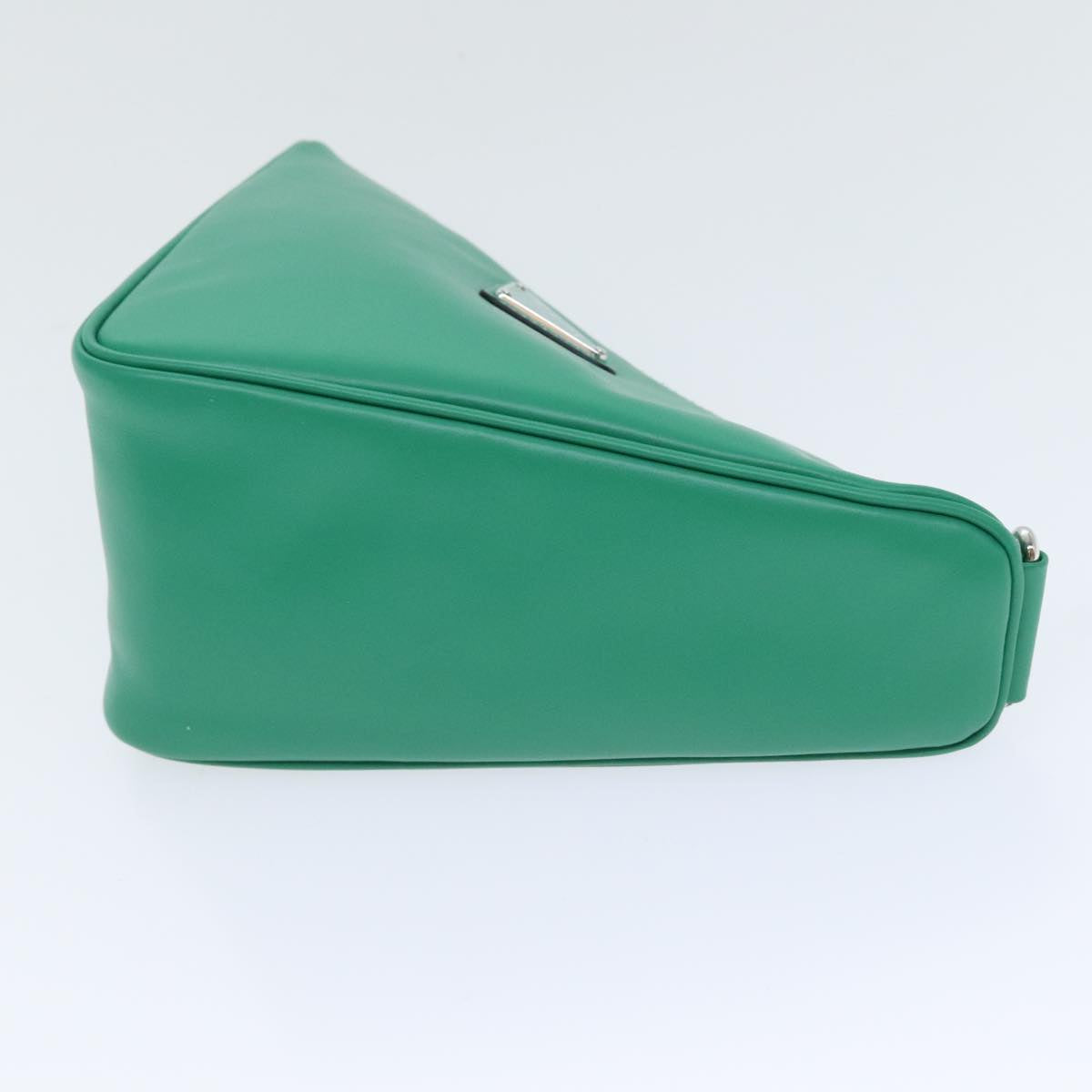 Prada --, Green, Leather, clutch