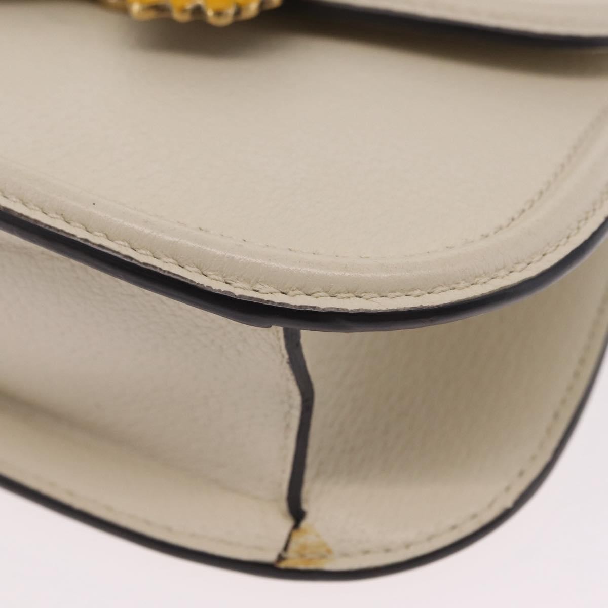 Gucci Totem Leather, Beige, Leather, Shoulder Bag
