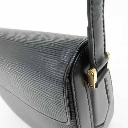 Louis Vuitton Buci Epi Leather, Black, Leather, Handbag